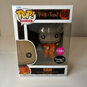 Funko Pop Movies Trick r Treat Sam 1036 Flocked Spirit Exclusive Vinyl Figure